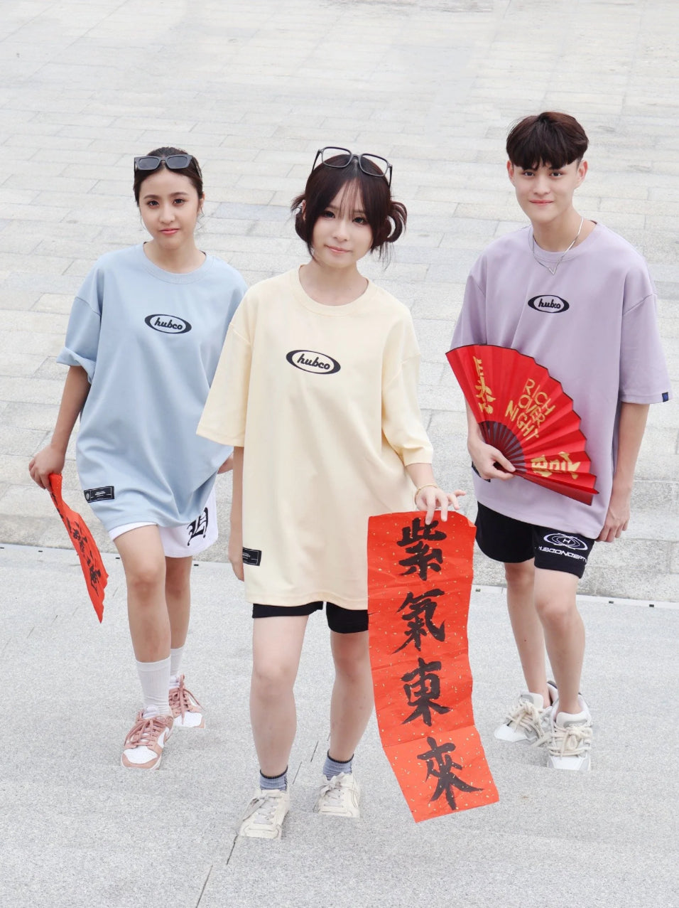 HUBCO OVAL TEE BROWN