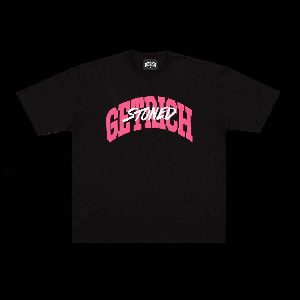 Stoned X GRE : Varsity Logo Tee Black