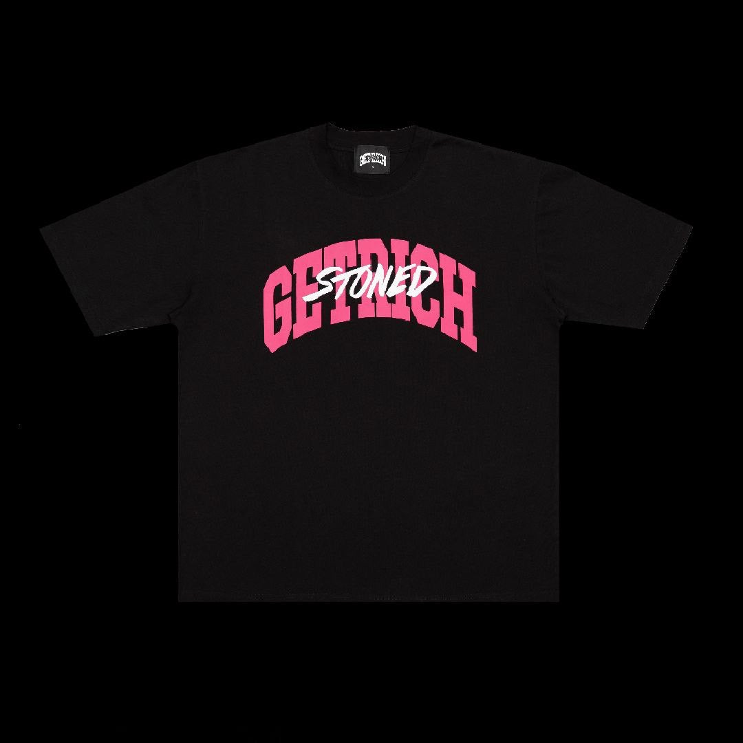 Stoned X GRE : Varsity Logo Tee Black