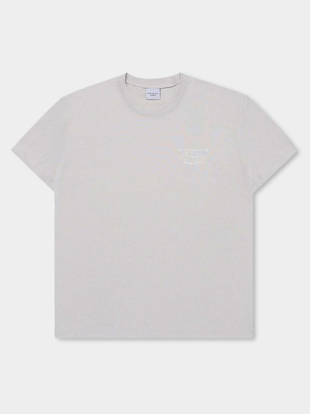 ADLV WHITE FUZZY RABBIT WHITE TEE
