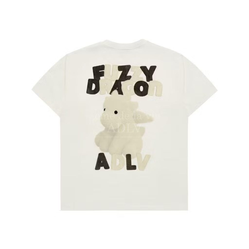 ADLV FUZZY DRAGON WHITE TEE