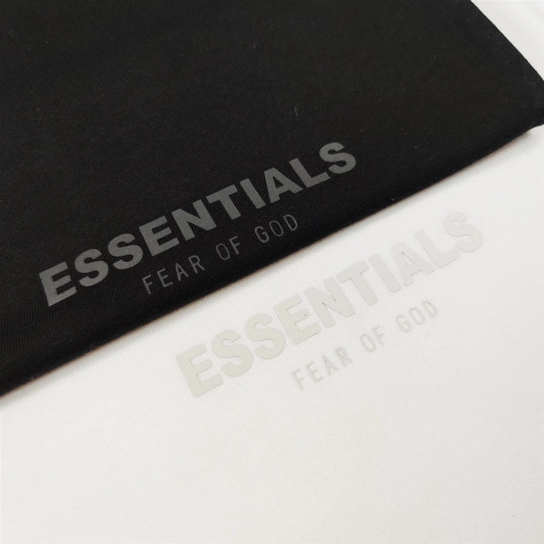 Fear of God Essentials 3M Reflective Black Tee