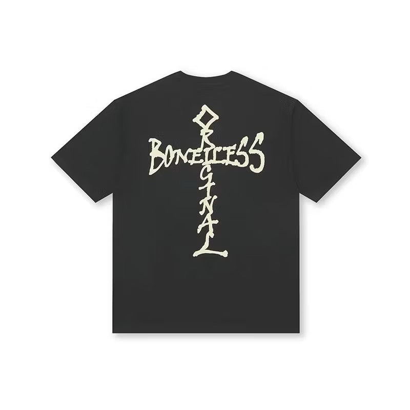 BONELESS ORIGINAL CROSS BLACK TEE