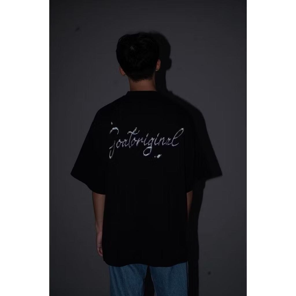 GOAT SIGNATURE BLACK T SHIRT