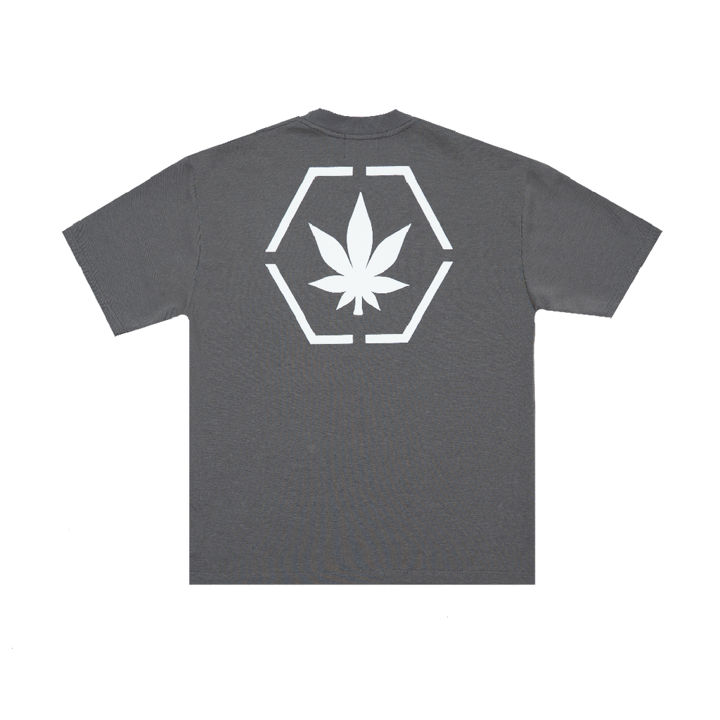 Stoned & Co. Genetic Hexagon Tee Grey