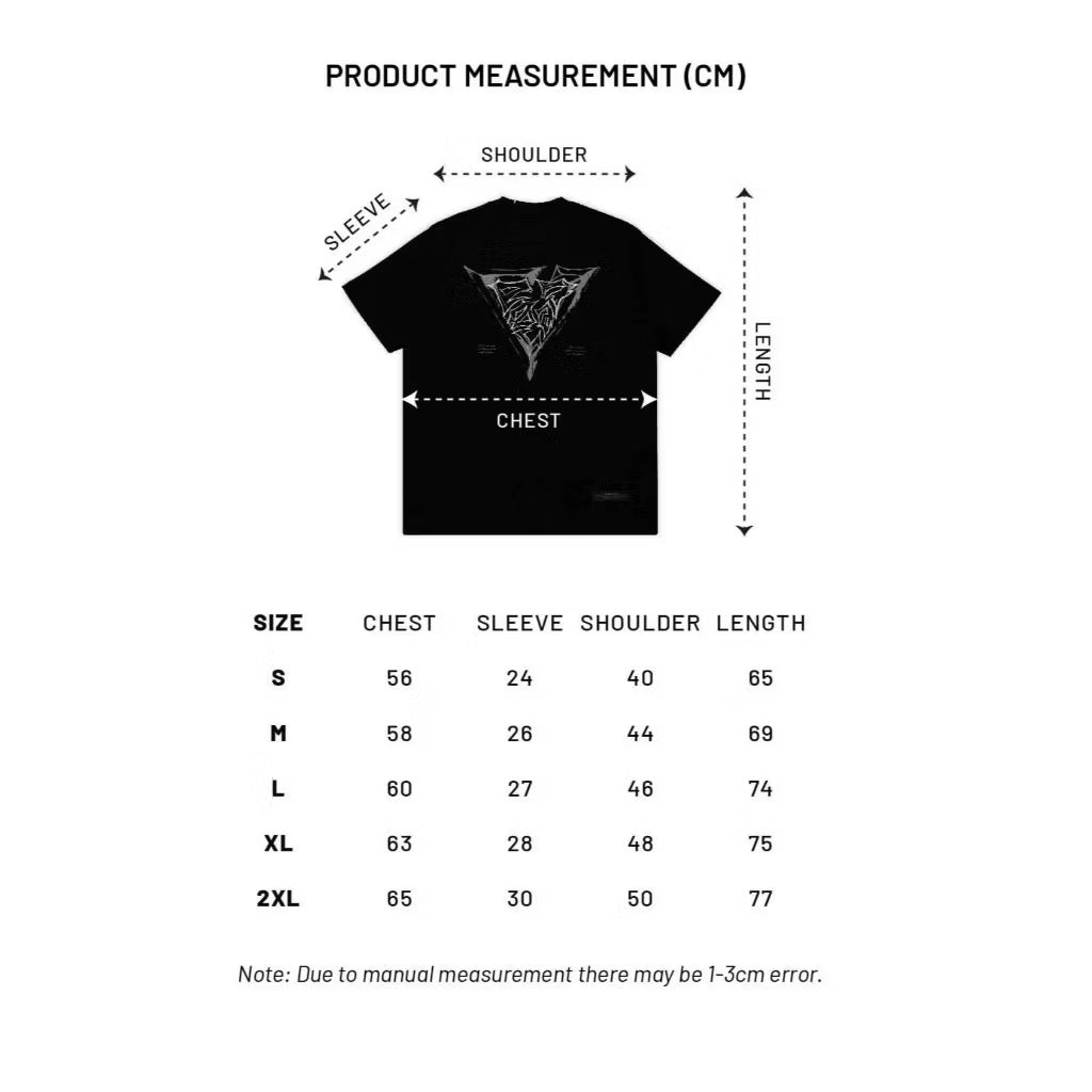 EGLAF RC EMBROIDERY LOGO TEE BLACK