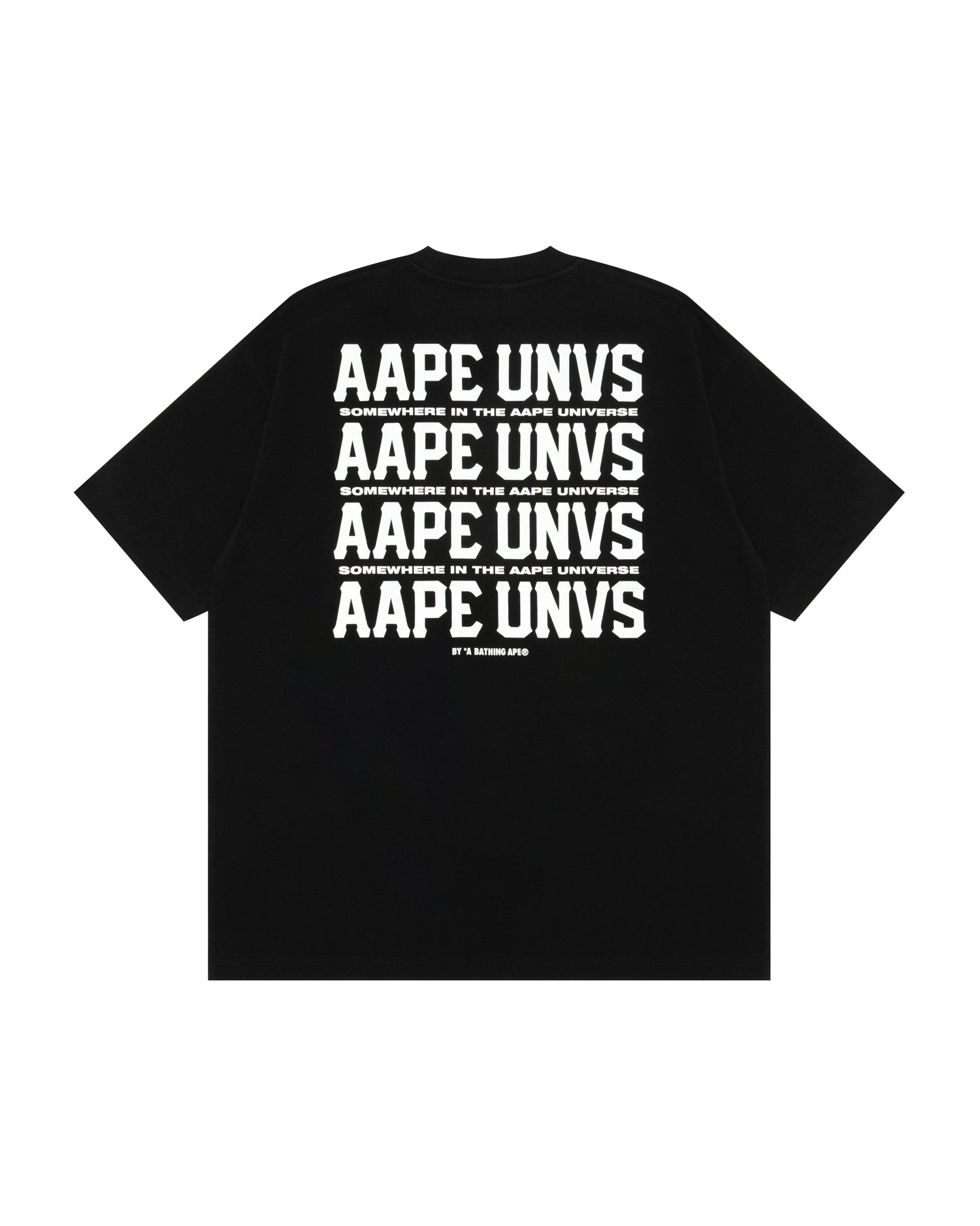 BAPE AAPE UNVS TEE BLACK