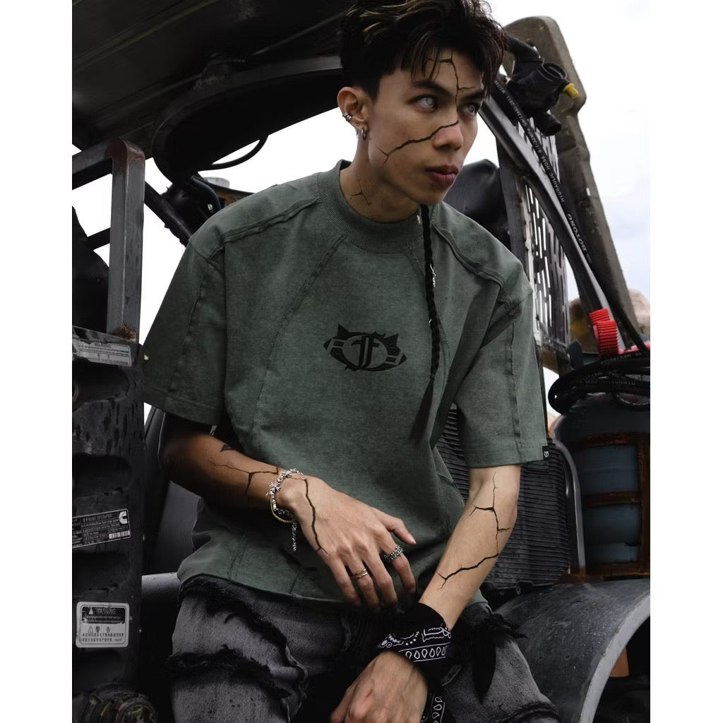 FRDCO ESSENTIAL CNS WASHED TEE GREEN