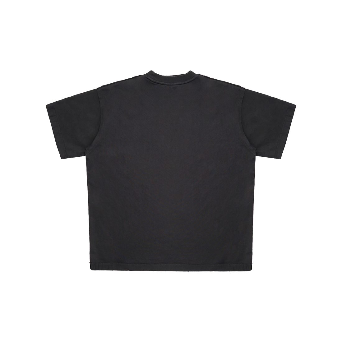 MASONPRINCE 2026 DOUBLE COLLAR GRAPHIC BLACK TEE