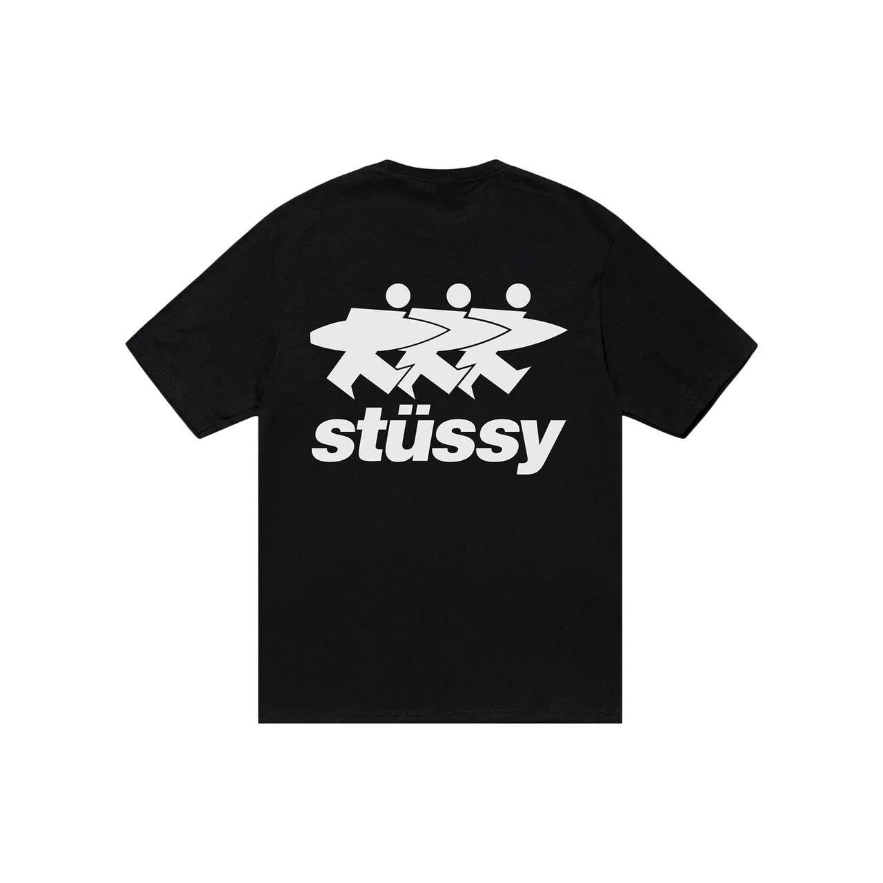 Stüssy Surfwalk Pigment Dyed Tee Black