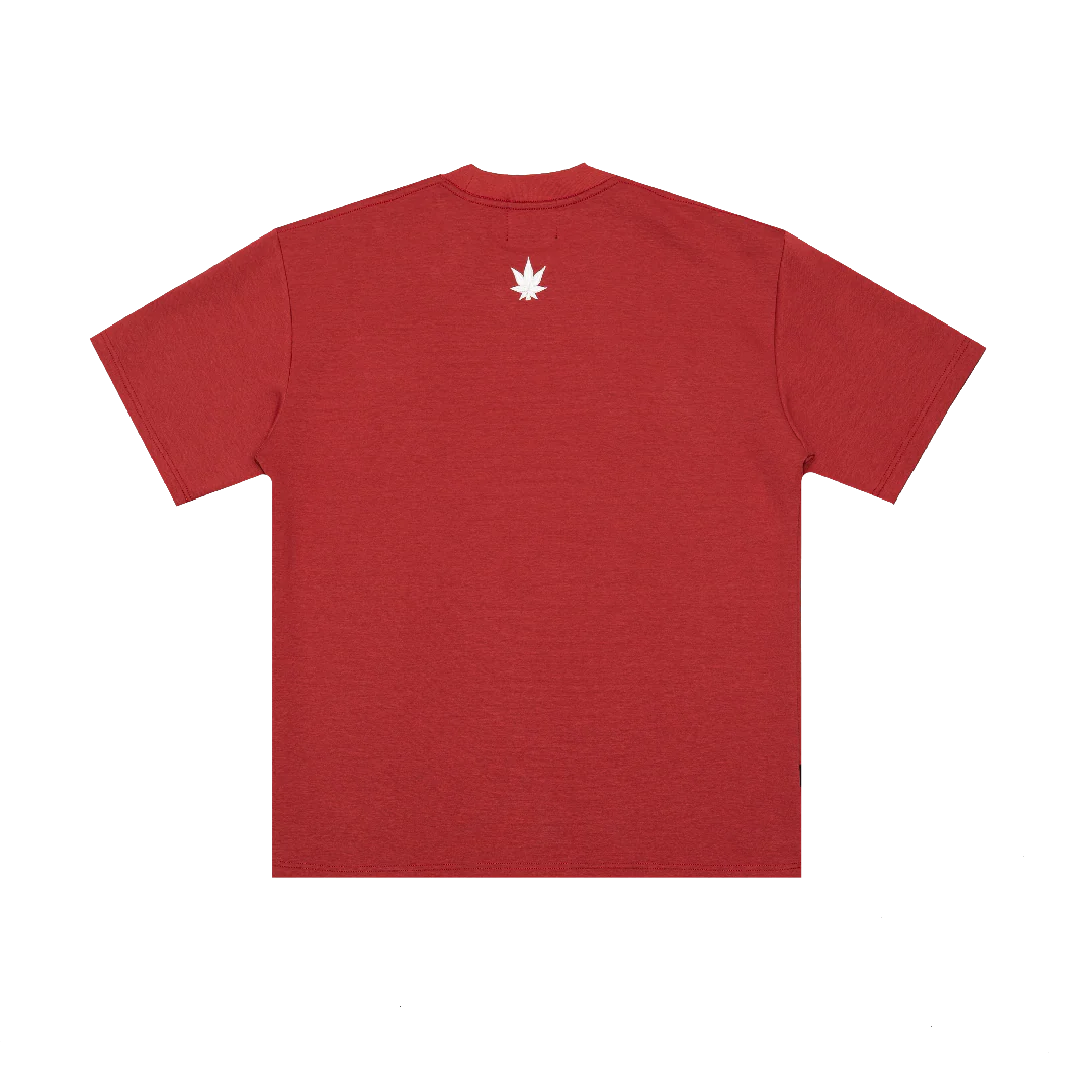 STONED & CO 26: DARK HORSE POLO RED TEE