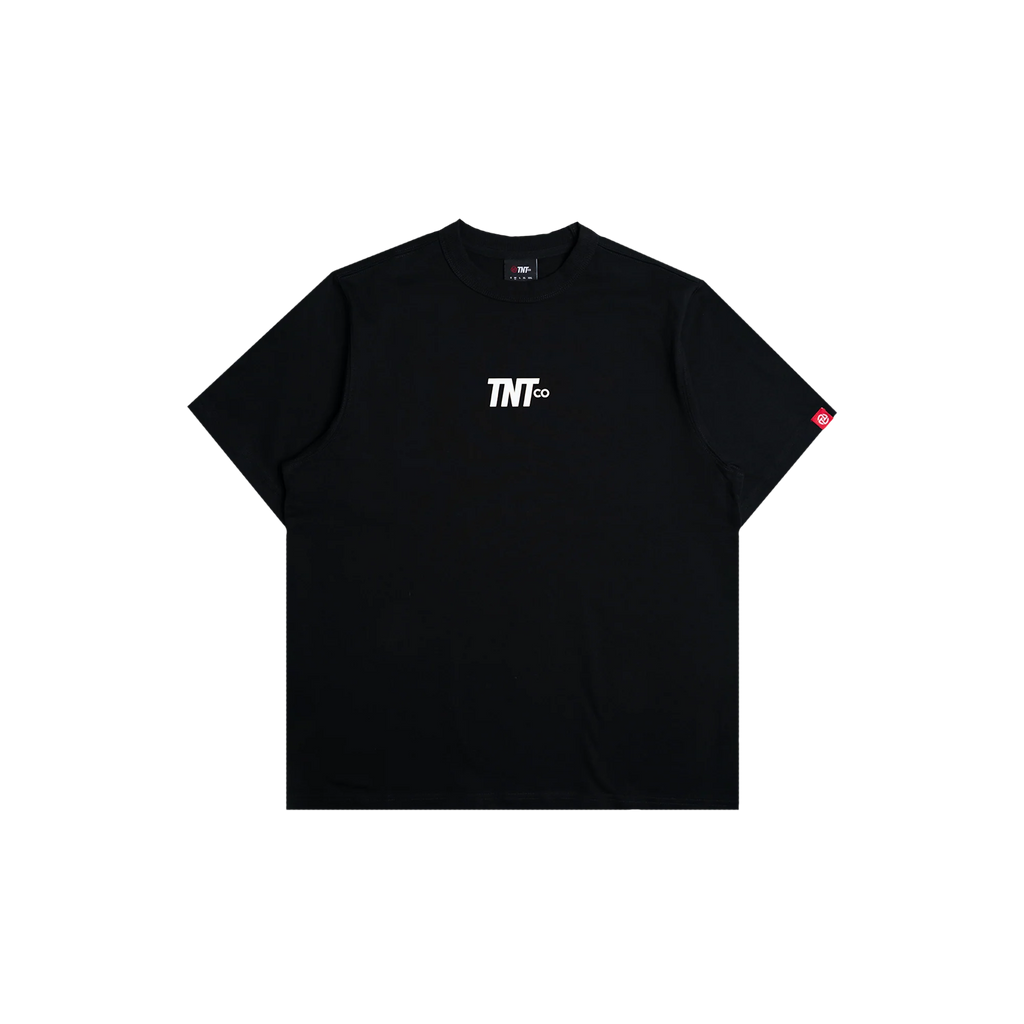TNTCO SPIKY LOGO TEE BLACK