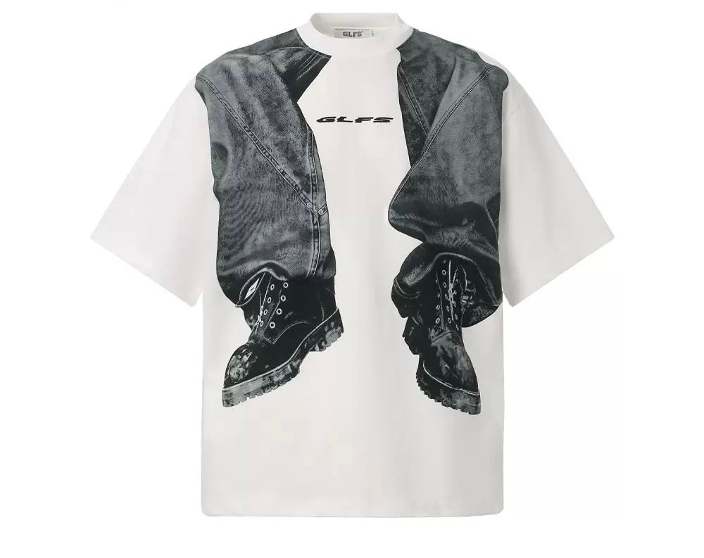GLFS BOOTS VINTAGE T SHIRT WHITE (PRE-ORDER)