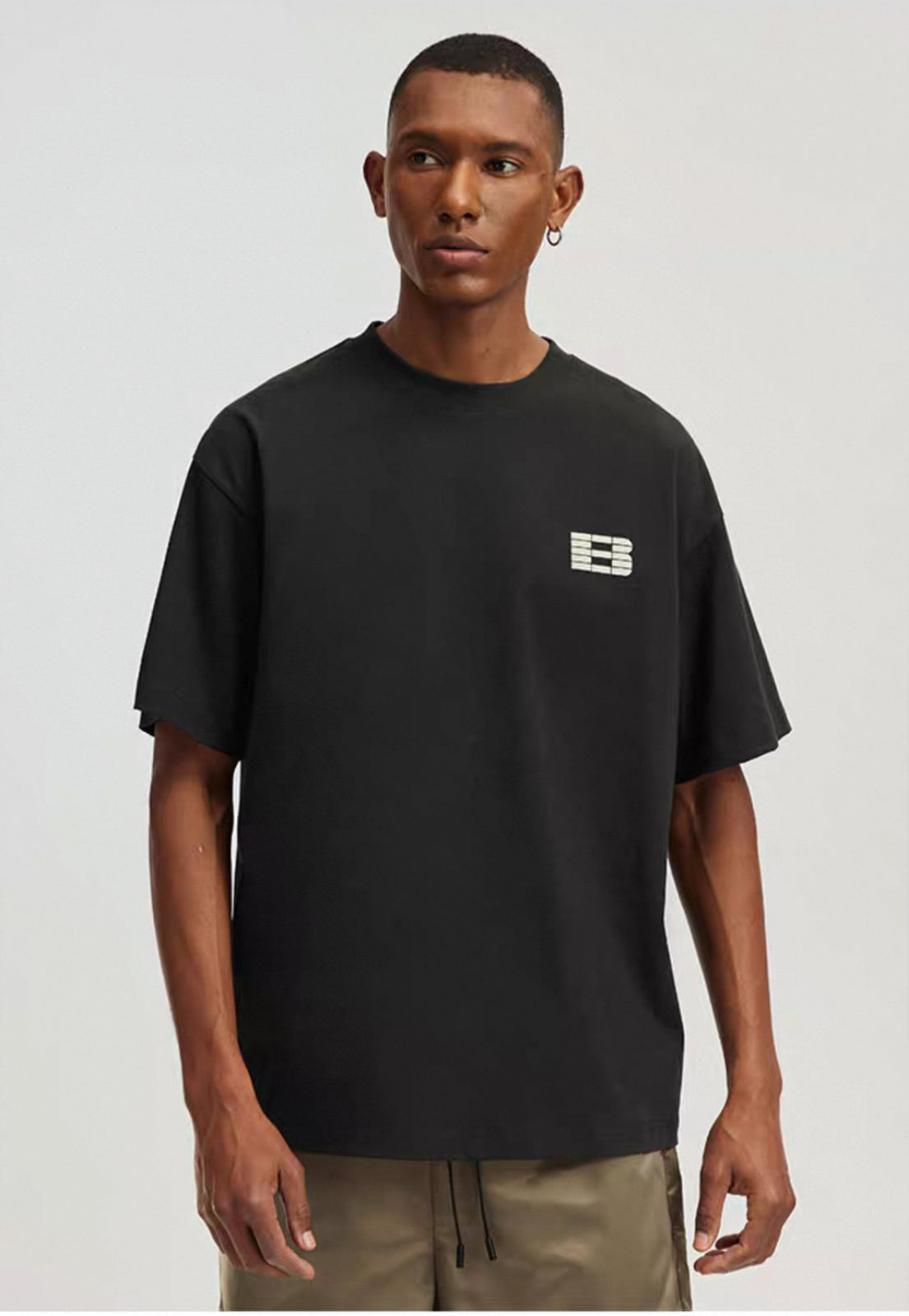 BONELESS ICONIC LOGO BLACK T SHIRT