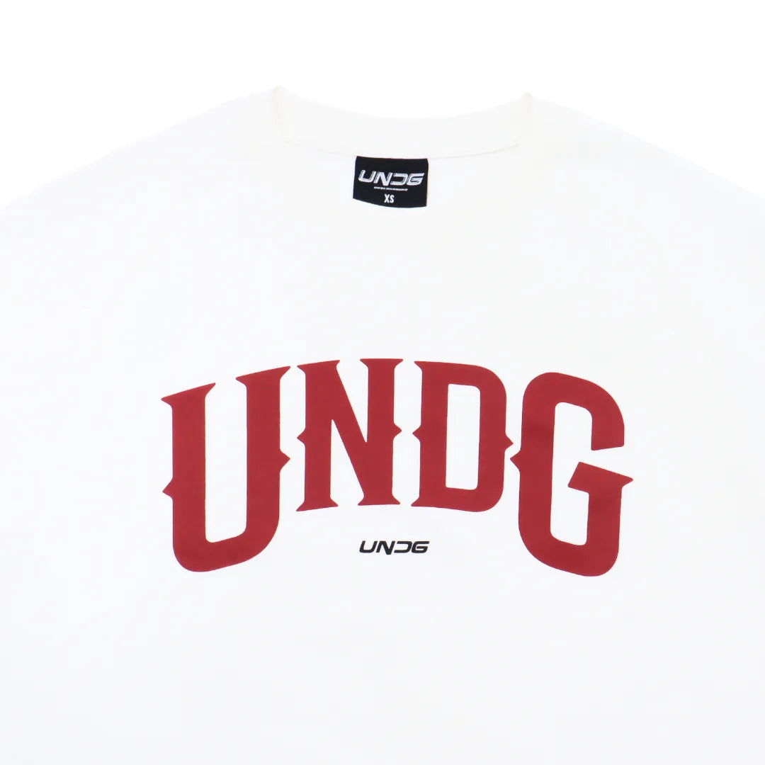 UNDG ICON RAGLAN TEE (WHITE/MAROON)