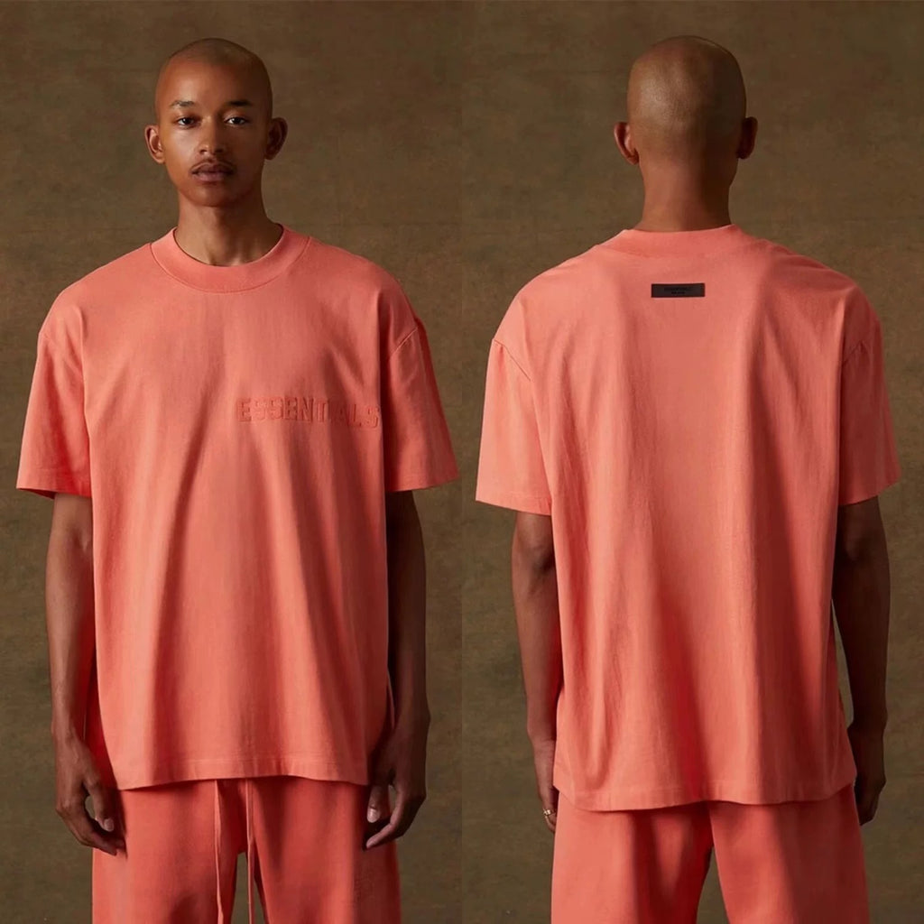 Fear of God Essentials Short-Sleeve Tee 'Coral' (FW22)