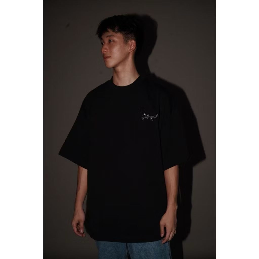 GOAT SIGNATURE BLACK T SHIRT