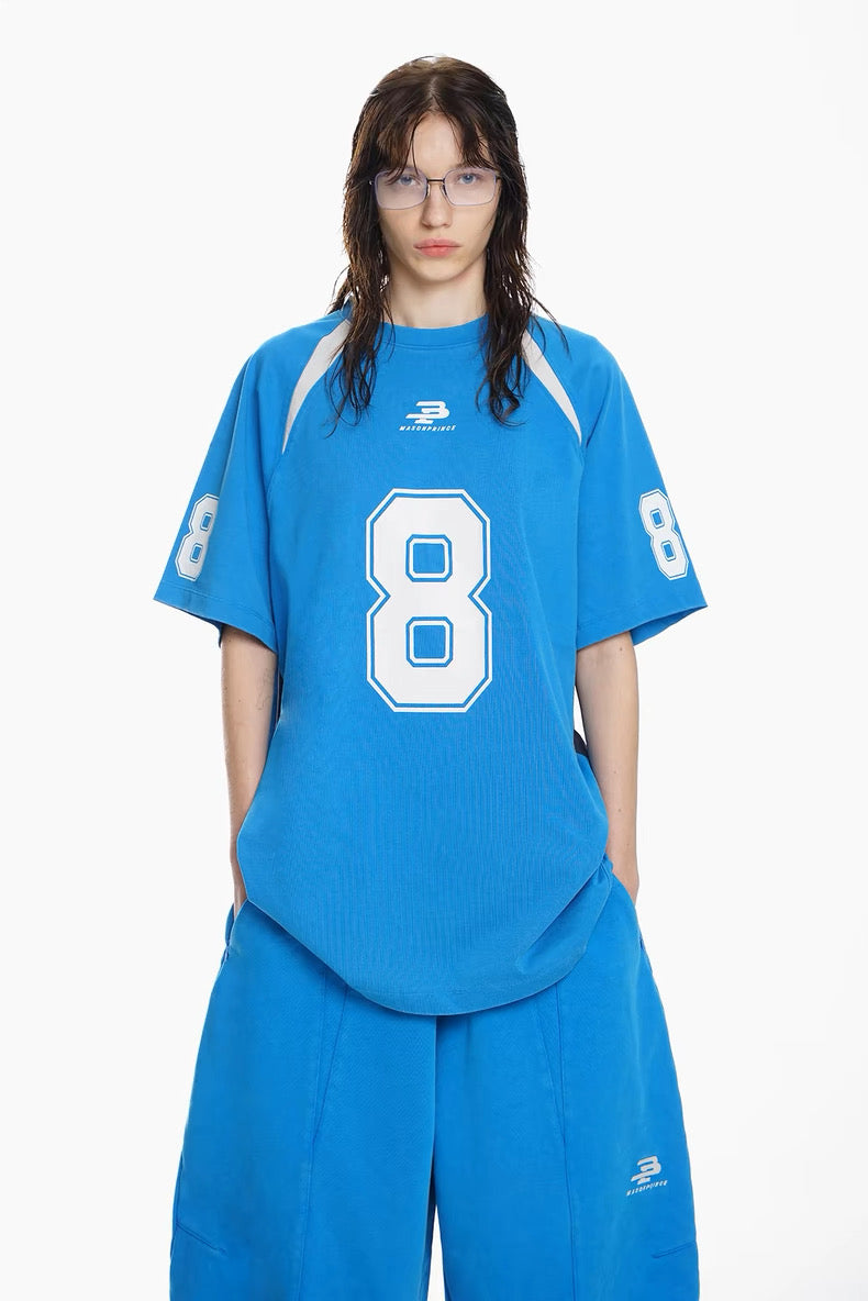 MASONPRINCE 8 BASEBALL BLUE TEE