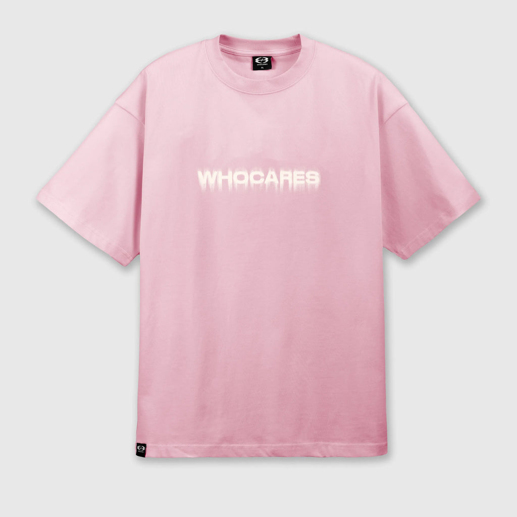 WHOCARES STATIC MOTION  TEE PINK