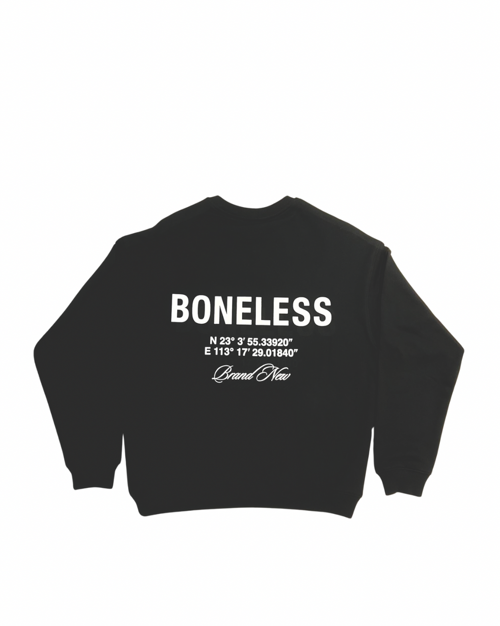 BONELESS GEOGRAPHIC SWEATER BLACK