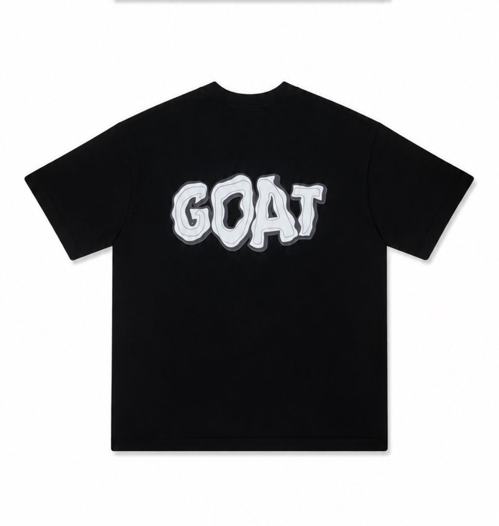 GOAT BUBBLE TEE BLACK