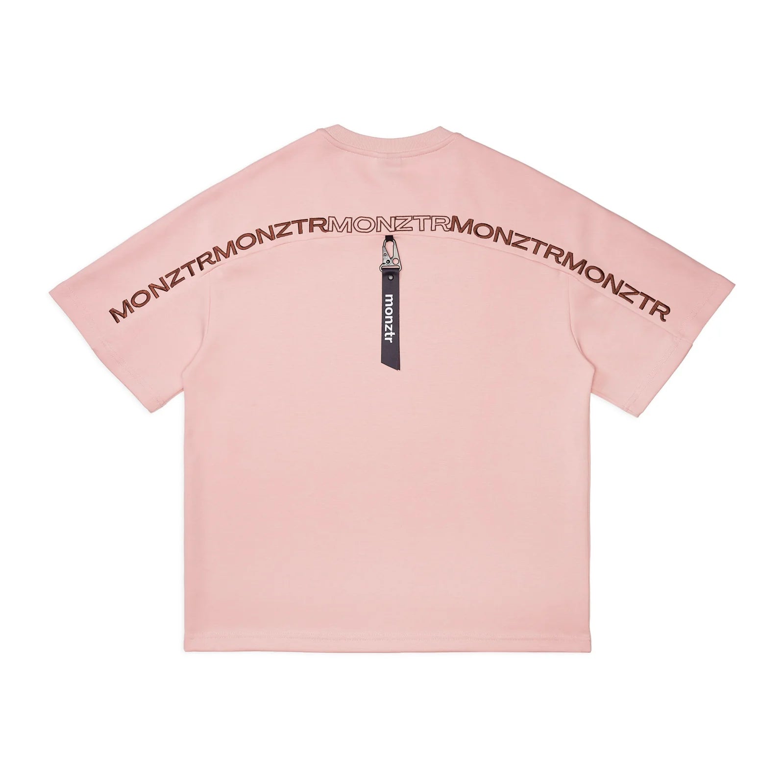 MONZTR ESSENTIAL STRAP TEE PINK