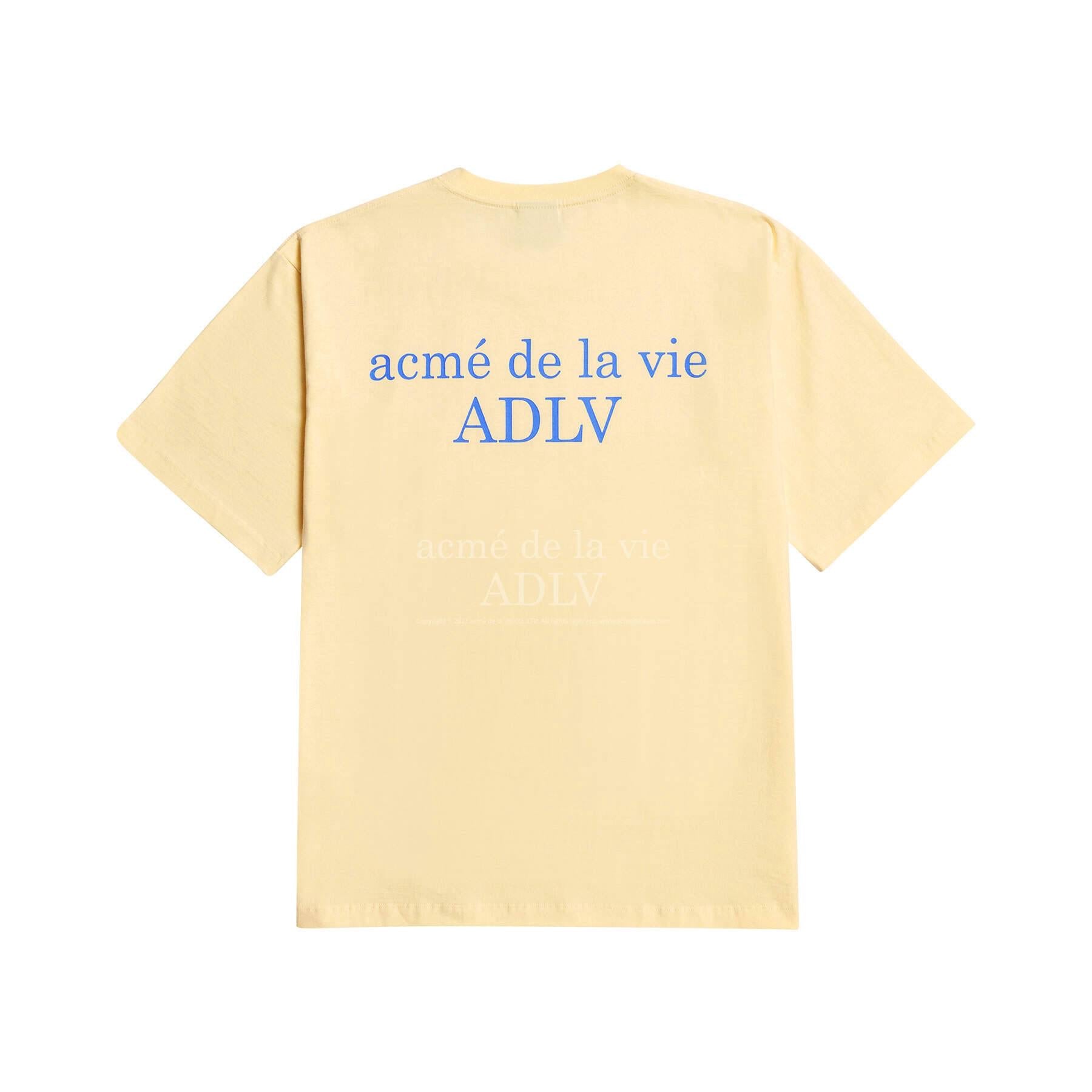 ADLV BASIC LOGO YELLOW TEE