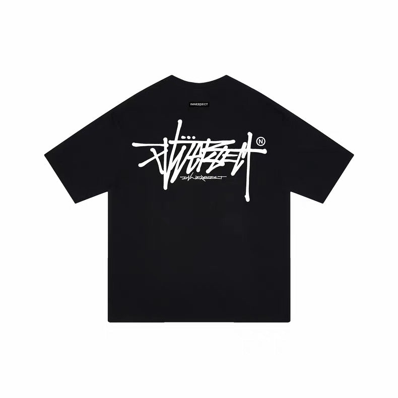 INNERSECT LASER REFLECTIVE BLACK T SHIRT