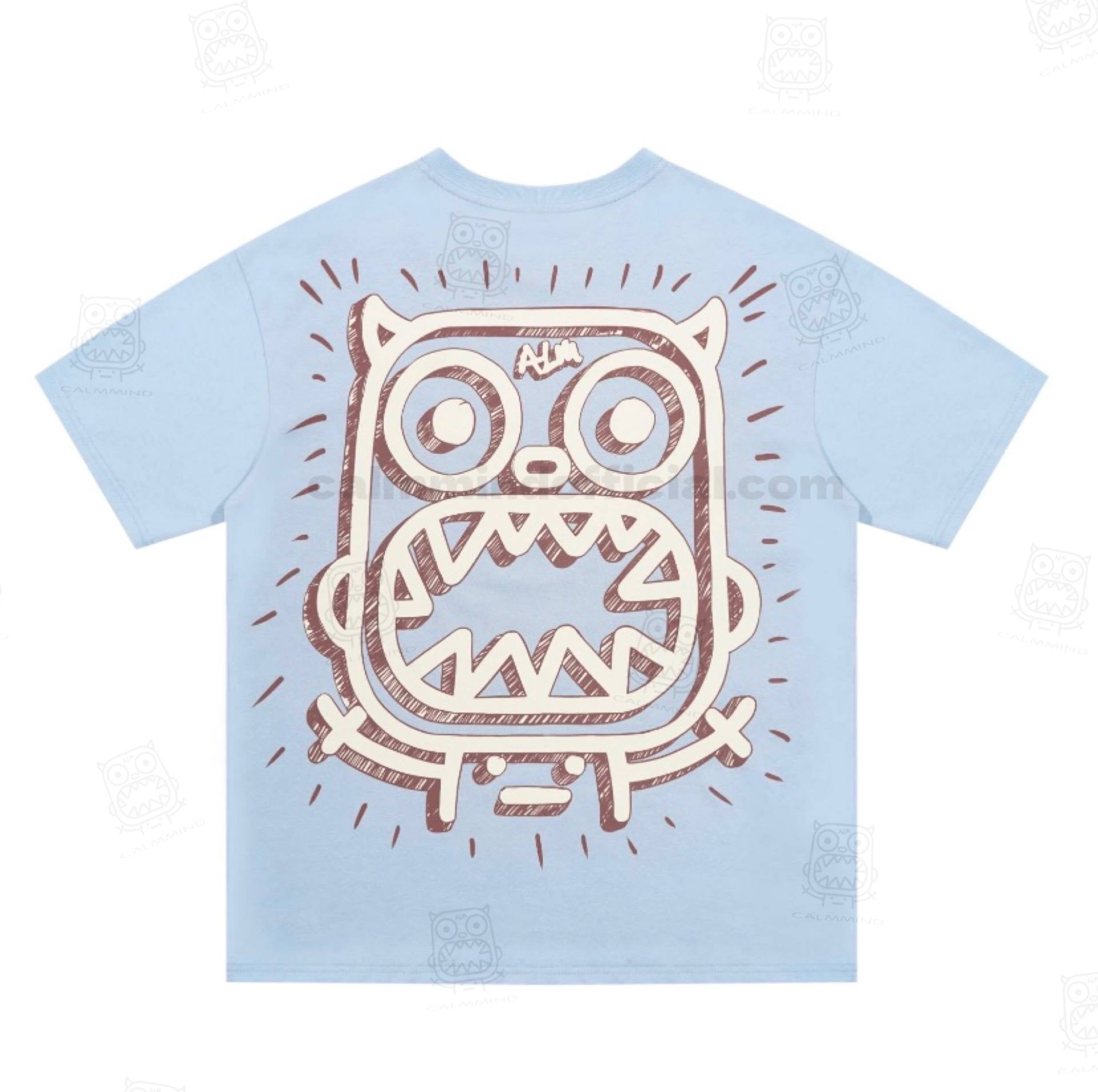 Calmmind Shine Monster T-Shirt Blue