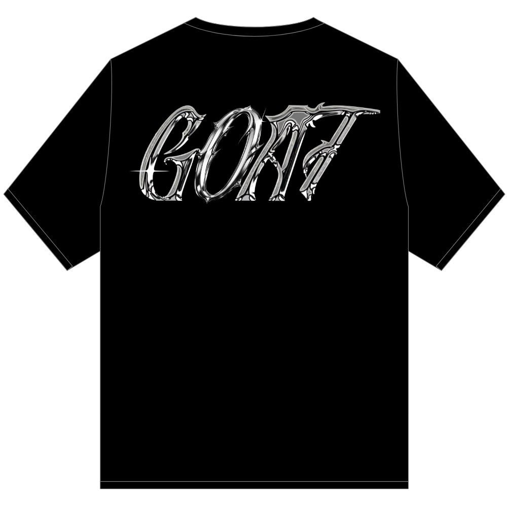 GOAT LIQUID TEE SHIRT BLACK