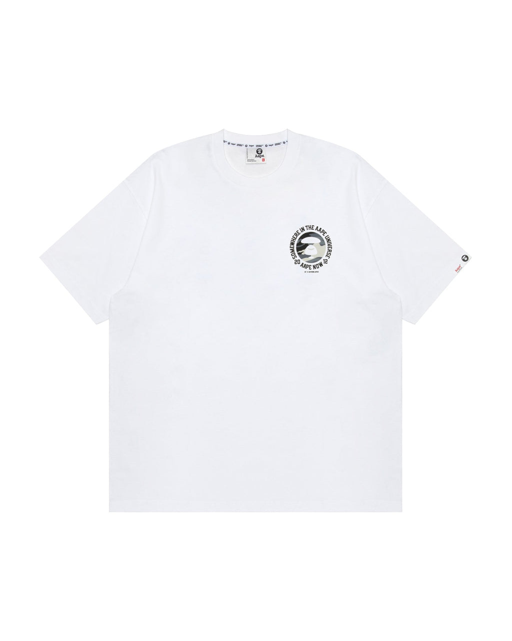 BAPE AAPE UNVS TEE WHITE