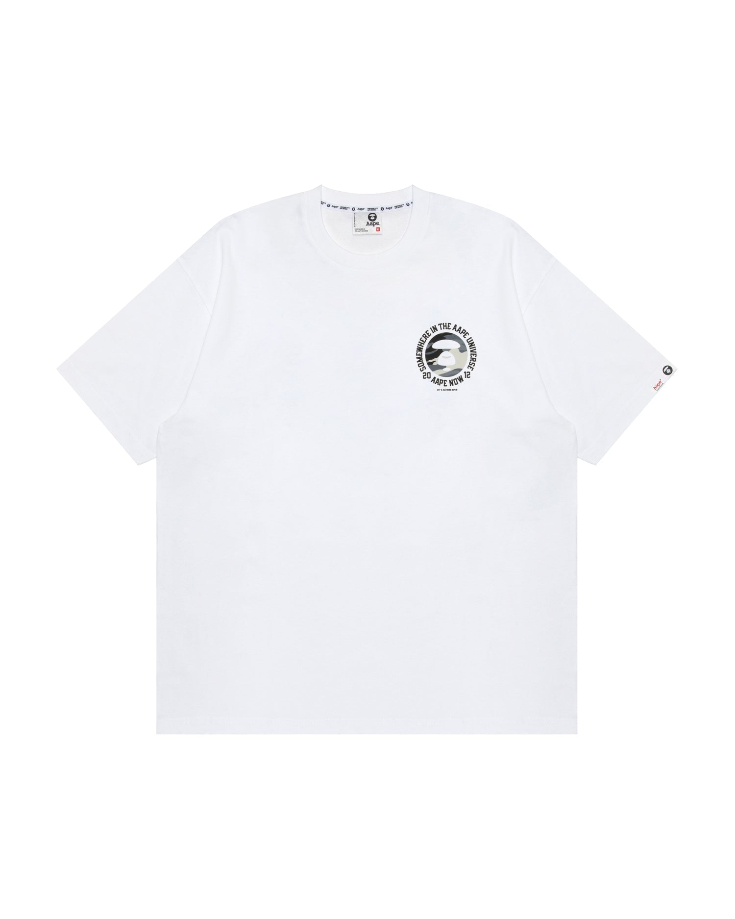 BAPE AAPE UNVS TEE WHITE