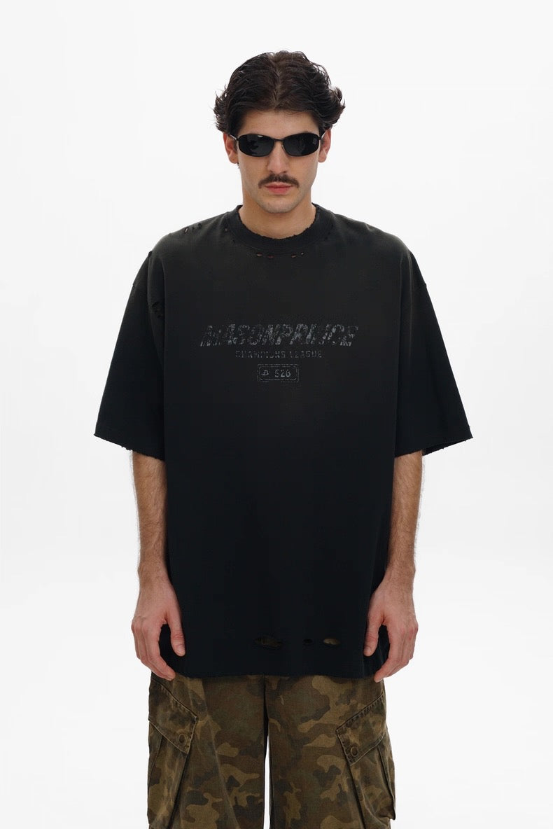 MASONPRINCE SS25 Masonprince Transparent Distressed Summer Gradient Vintage
