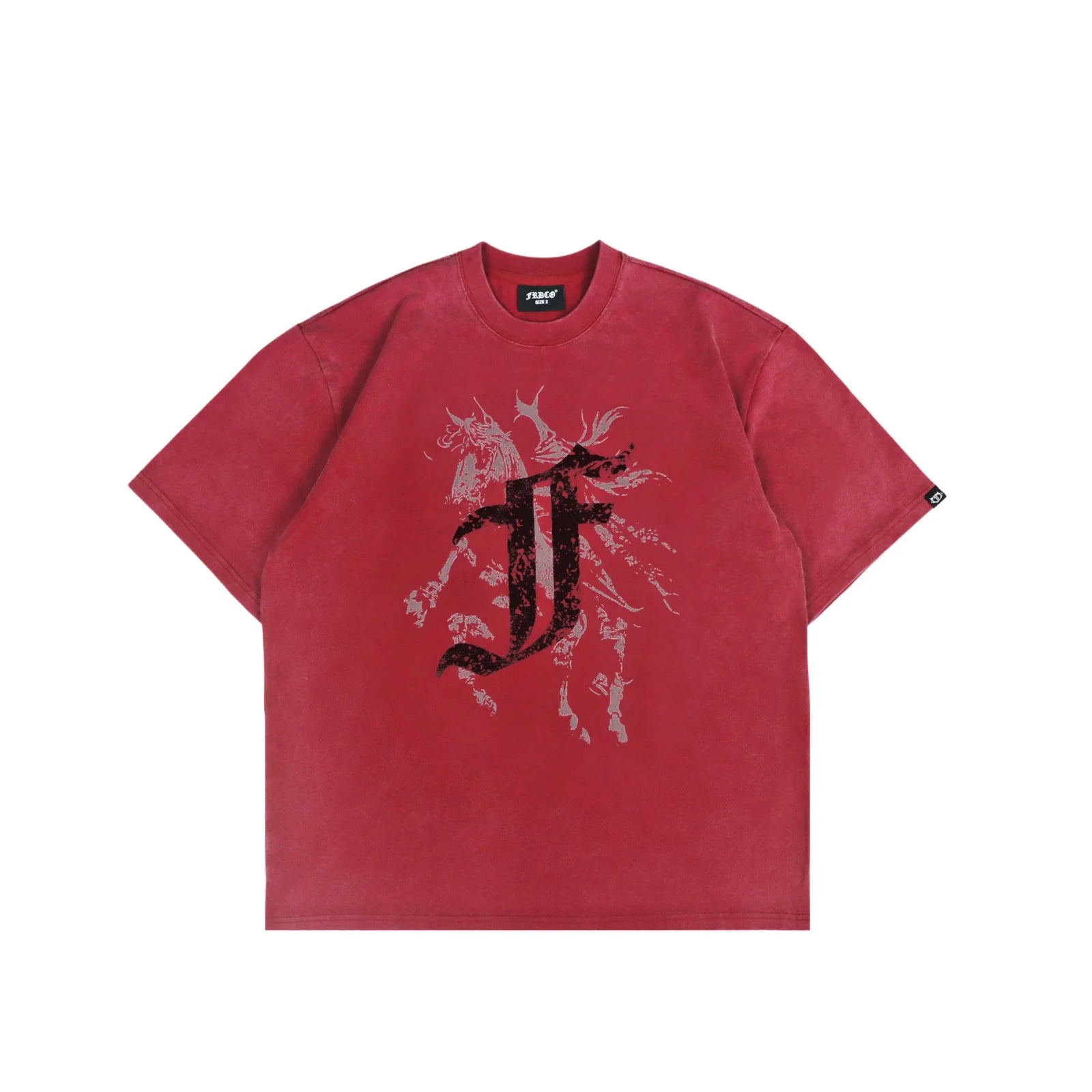 FRDCO KNIGHT WASHED TEE RED