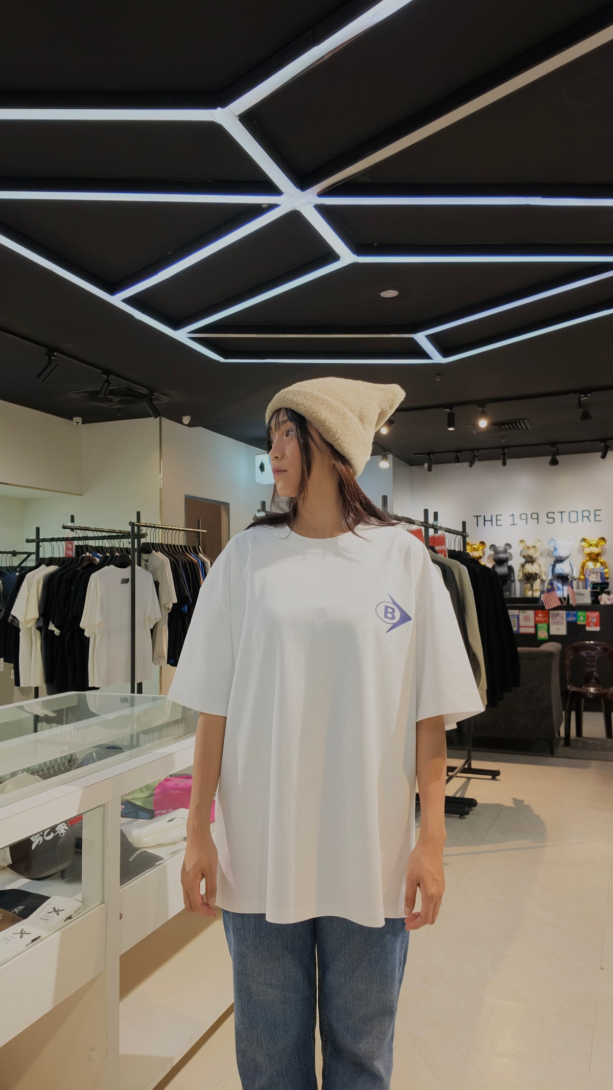 BRB CLASSIC BACK HIT TEE WHITE
