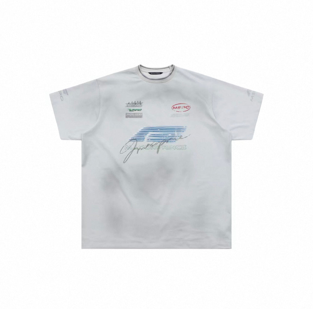 MASONPRINCE Prince 10th Anniversary Racing Club Commemorative White Tee