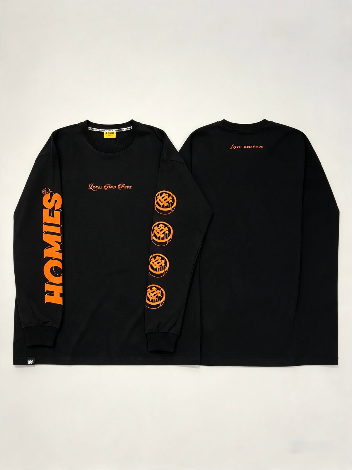 HOMIES 008 BLACK LONG SLEEVE