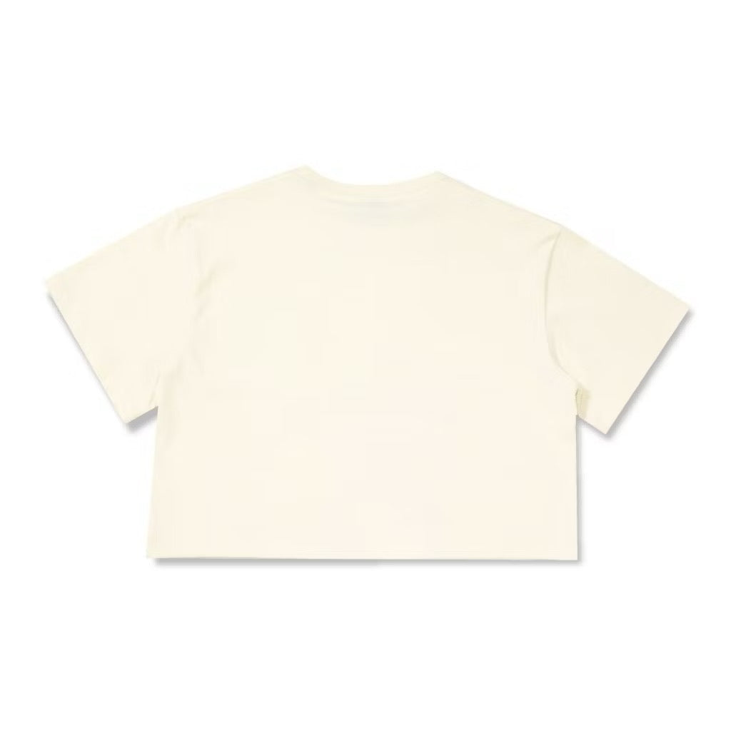 HUBCO BLOOMING PATH CROP TOP BEIGE