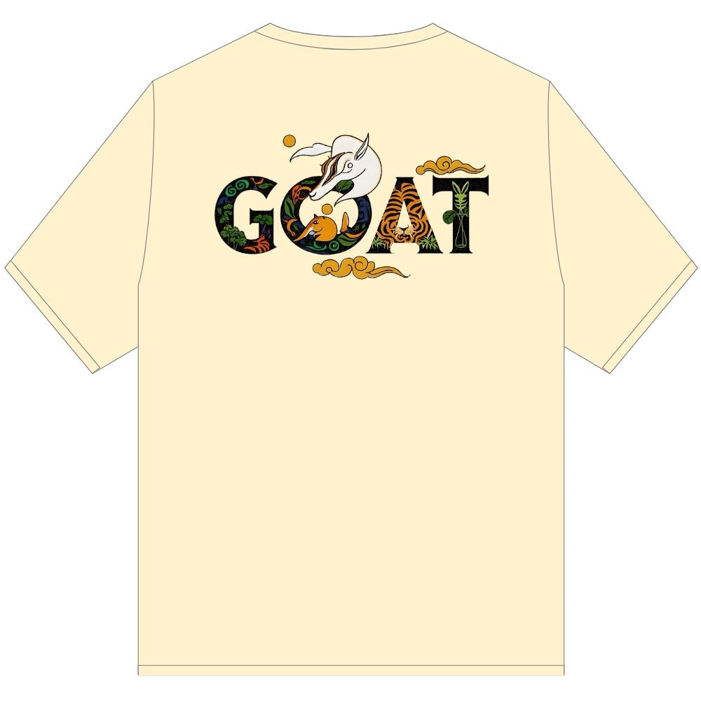 GOAT SPIRIT JUNGLE T SHIRT YELLOW