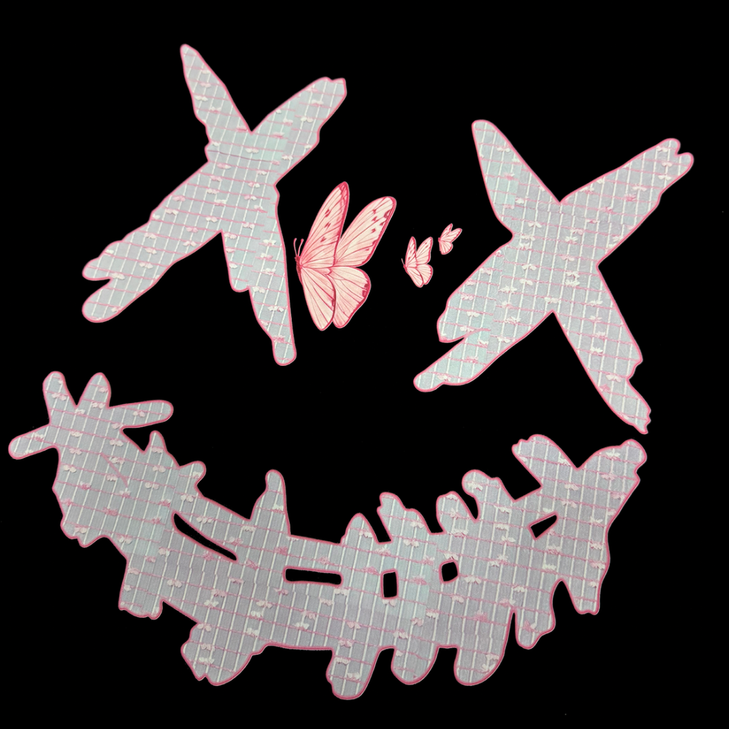 PARODY SMILEY FACE DESIGN 057 BLACK T SHIRT