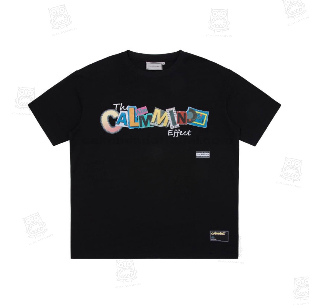 Calmmind Tear Stitching Monster Tee Black