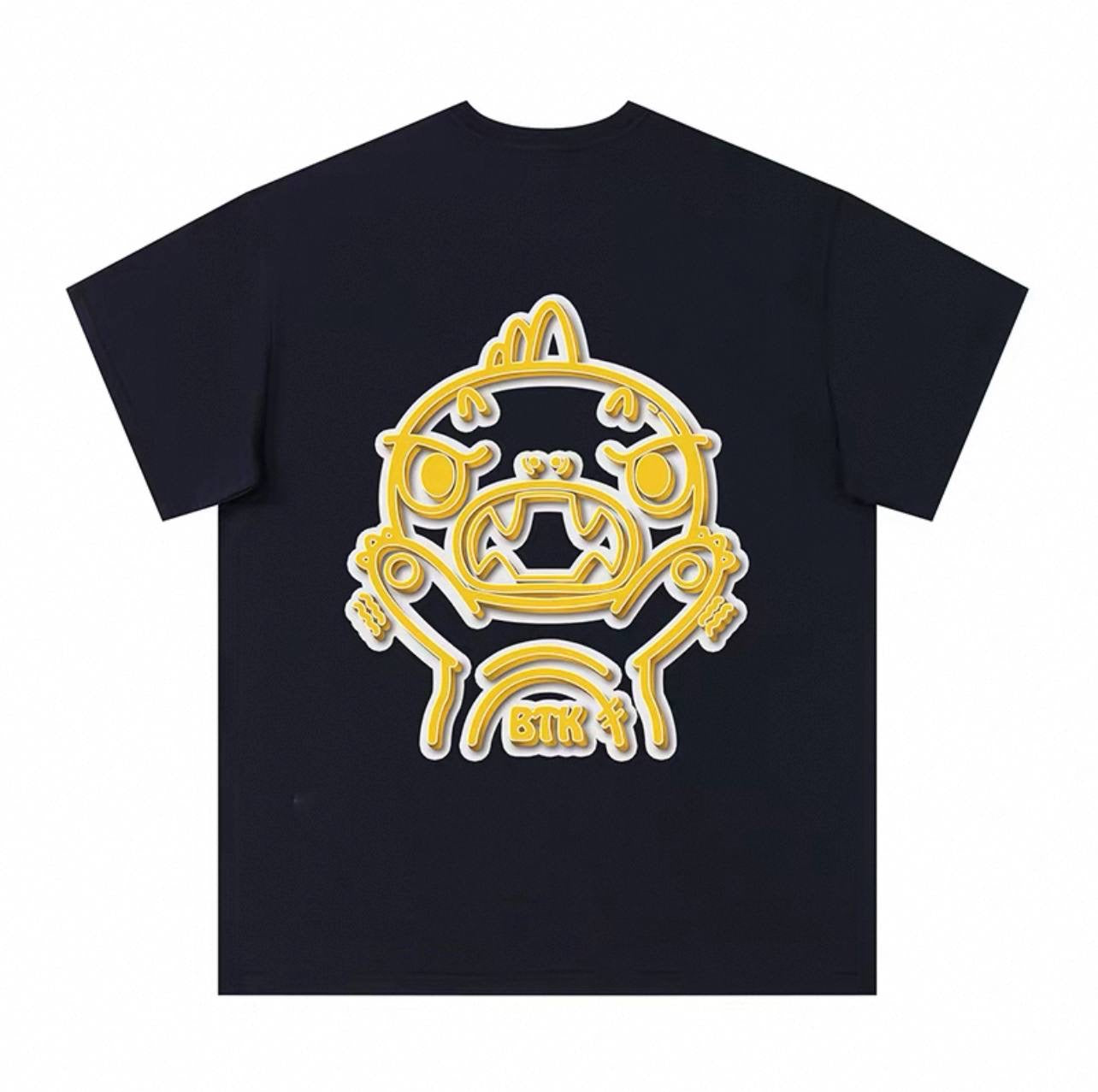 BTK YELLOW FRIES TEE BLACK