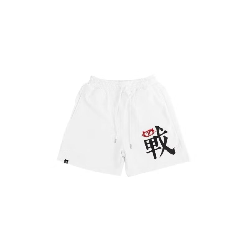FRDCO WARRIOR LOGO SHORTS WHITE