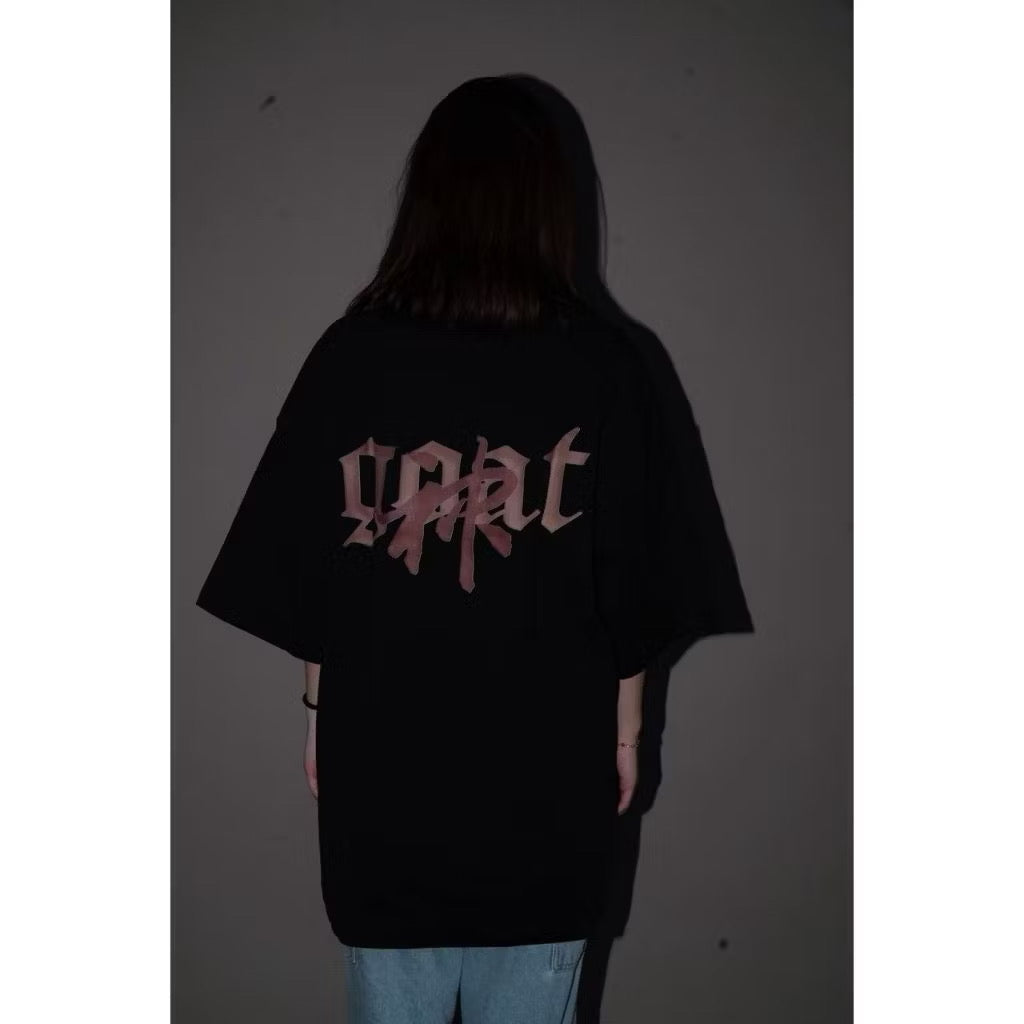 GOAT GOTHIC BROWN LOGO T SHIRT