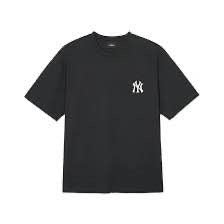 MLB Printed White Monogram Tee Black