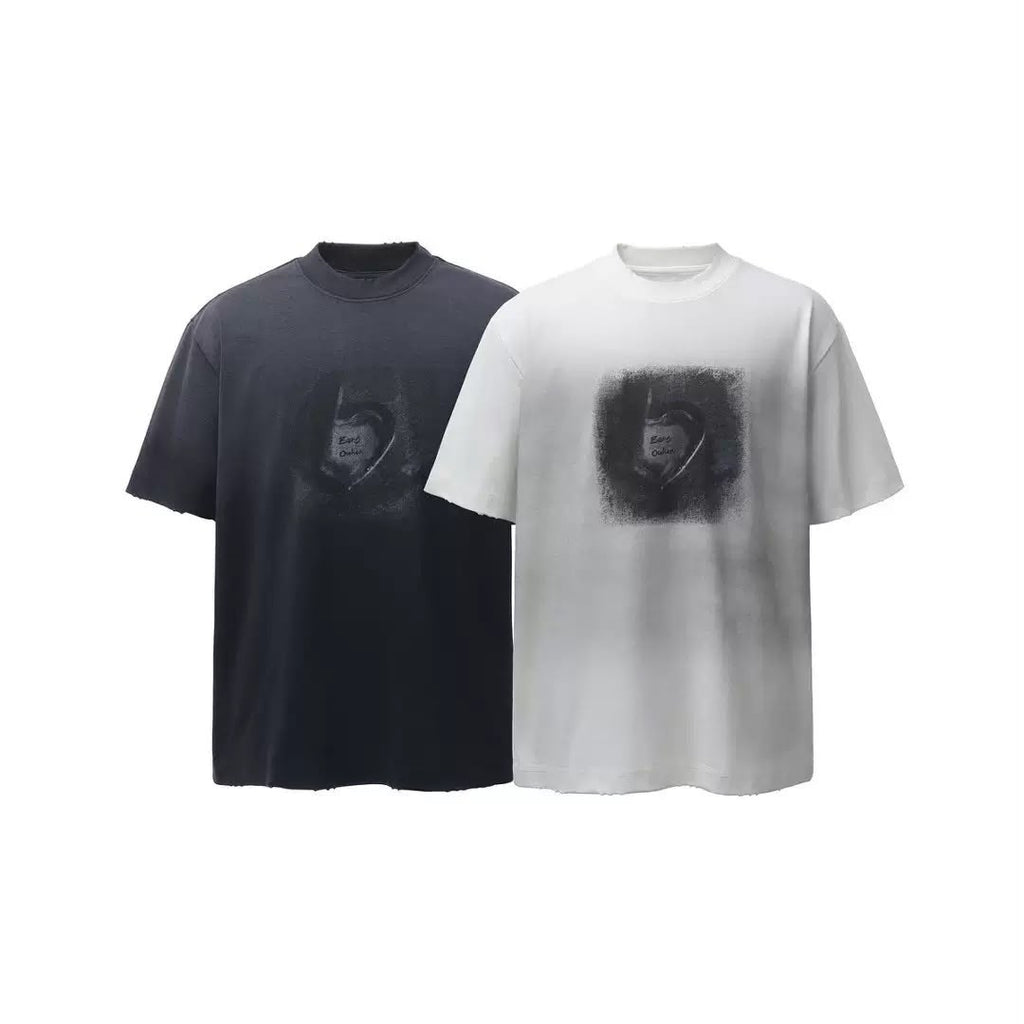 BANGOULUO FADED TEE NAVY BLUE