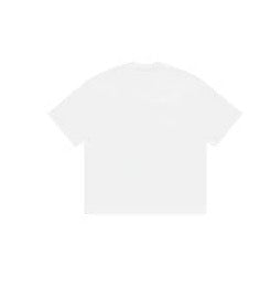 Masonprince Imitation Paper Information Label Printed Short-Sleeve Tee White