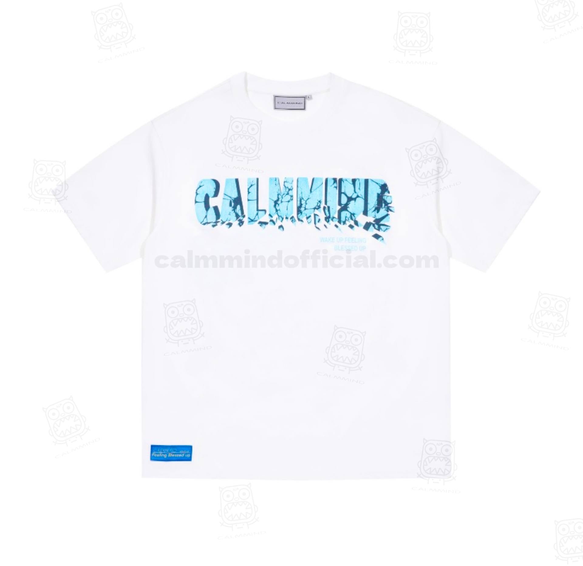 Calmmind Rock Fragments Monster Tee White