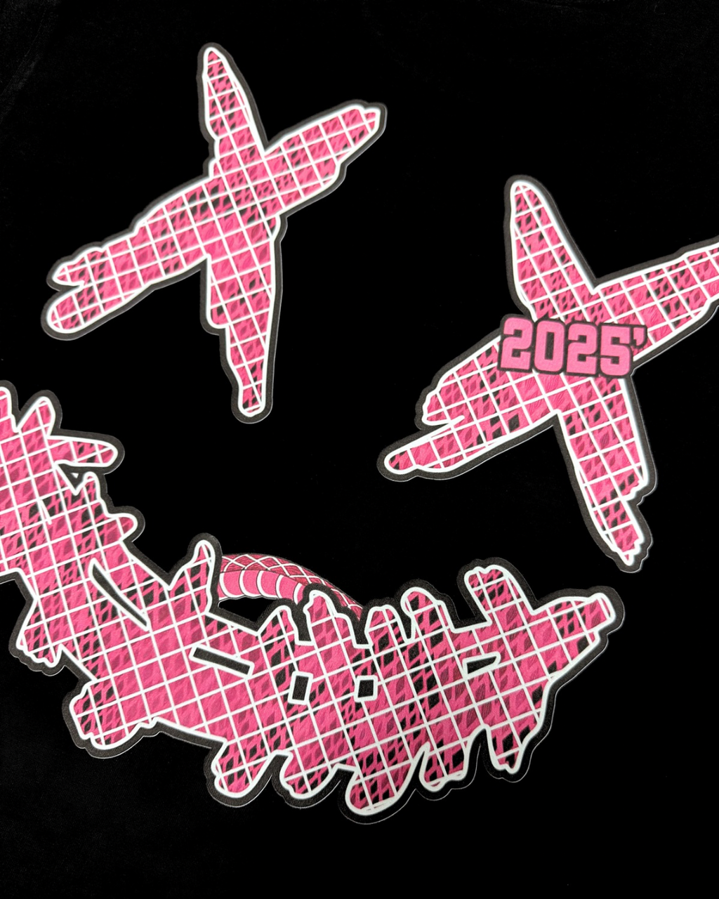 PARODY SMILEY FACE DESIGN 047 BLACK T SHIRT