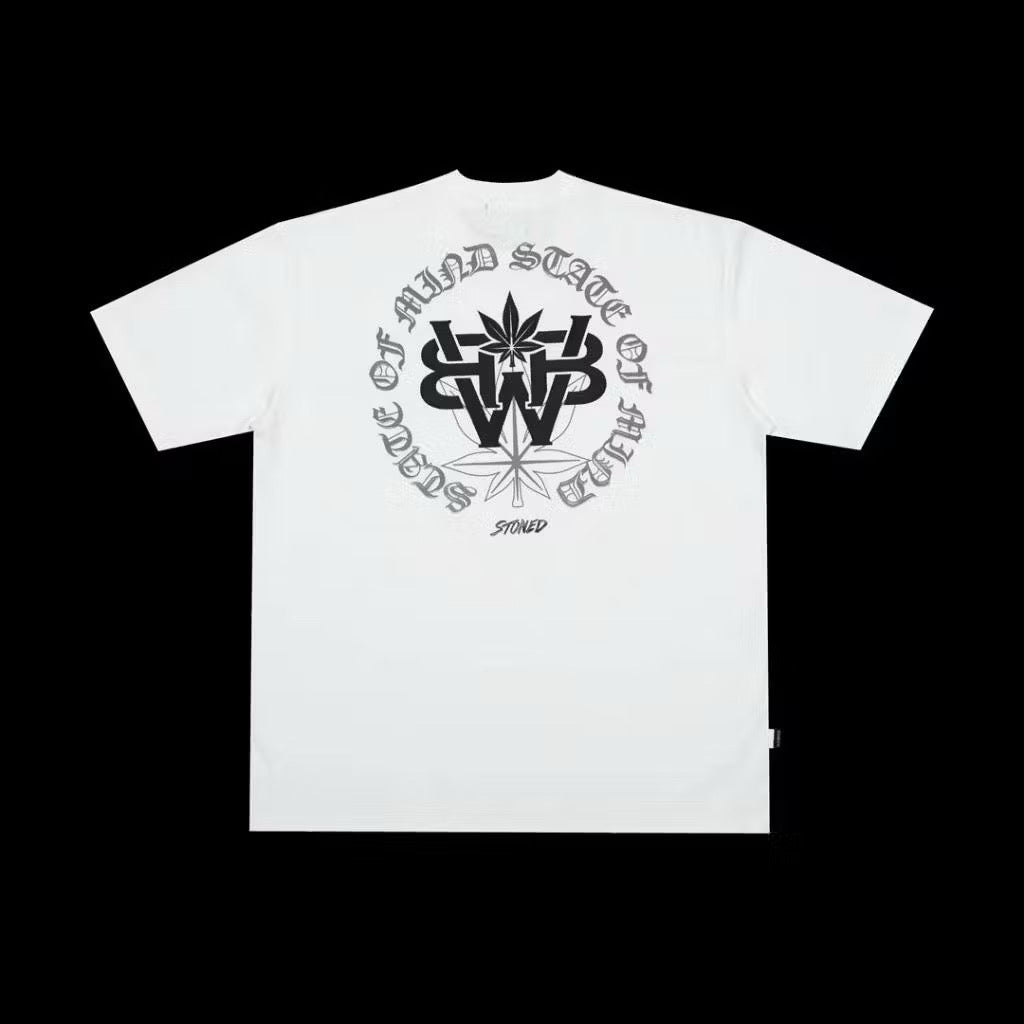 STONED WBB25: EMBLEM TEE WHITE